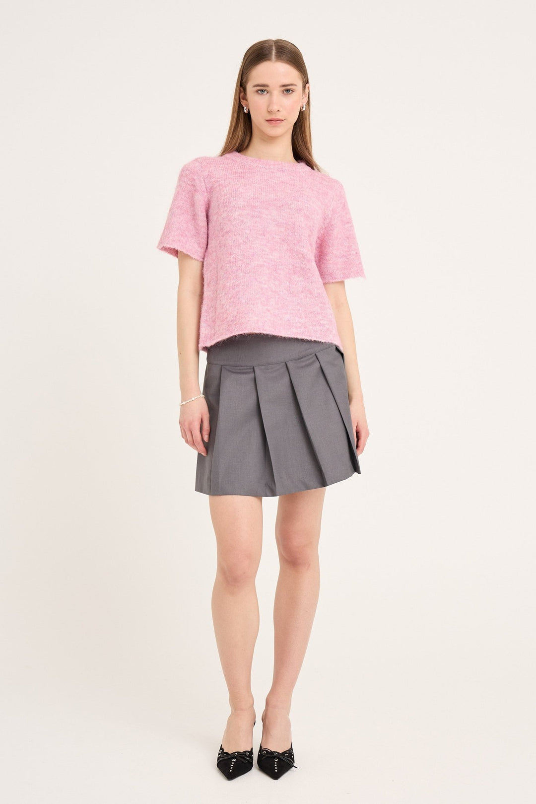 Libby Knit Pullover Bubble Pink | Genser | Smuk - Dameklær på nett