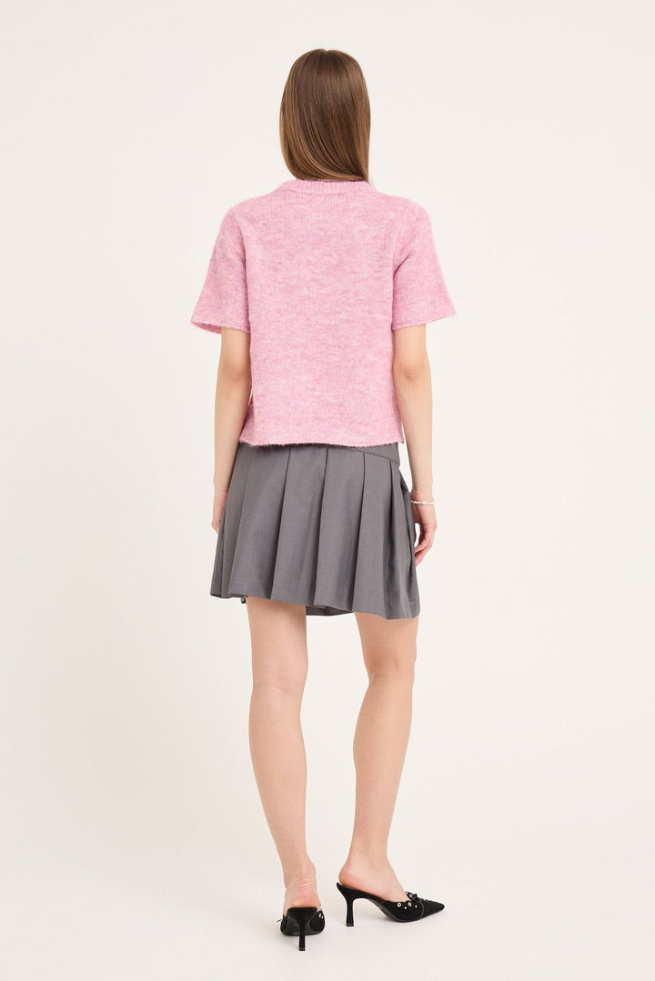 Libby Knit Pullover Bubble Pink | Genser | Smuk - Dameklær på nett