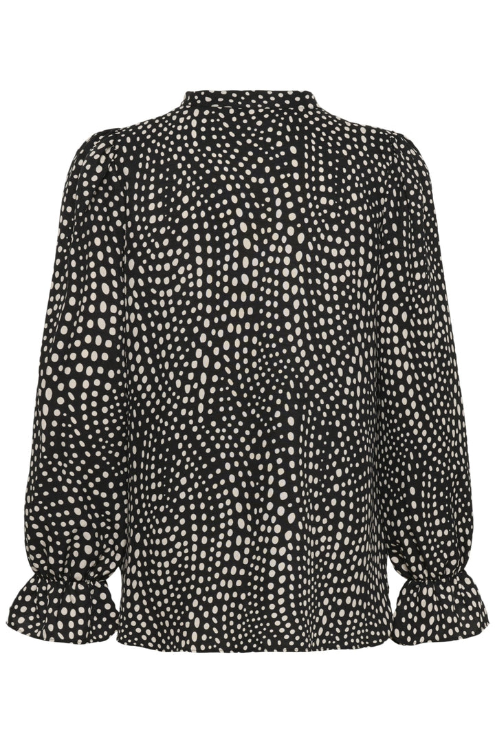 Libertyiw Blouse Black Faded Dot | Skjorter og bluser | Smuk