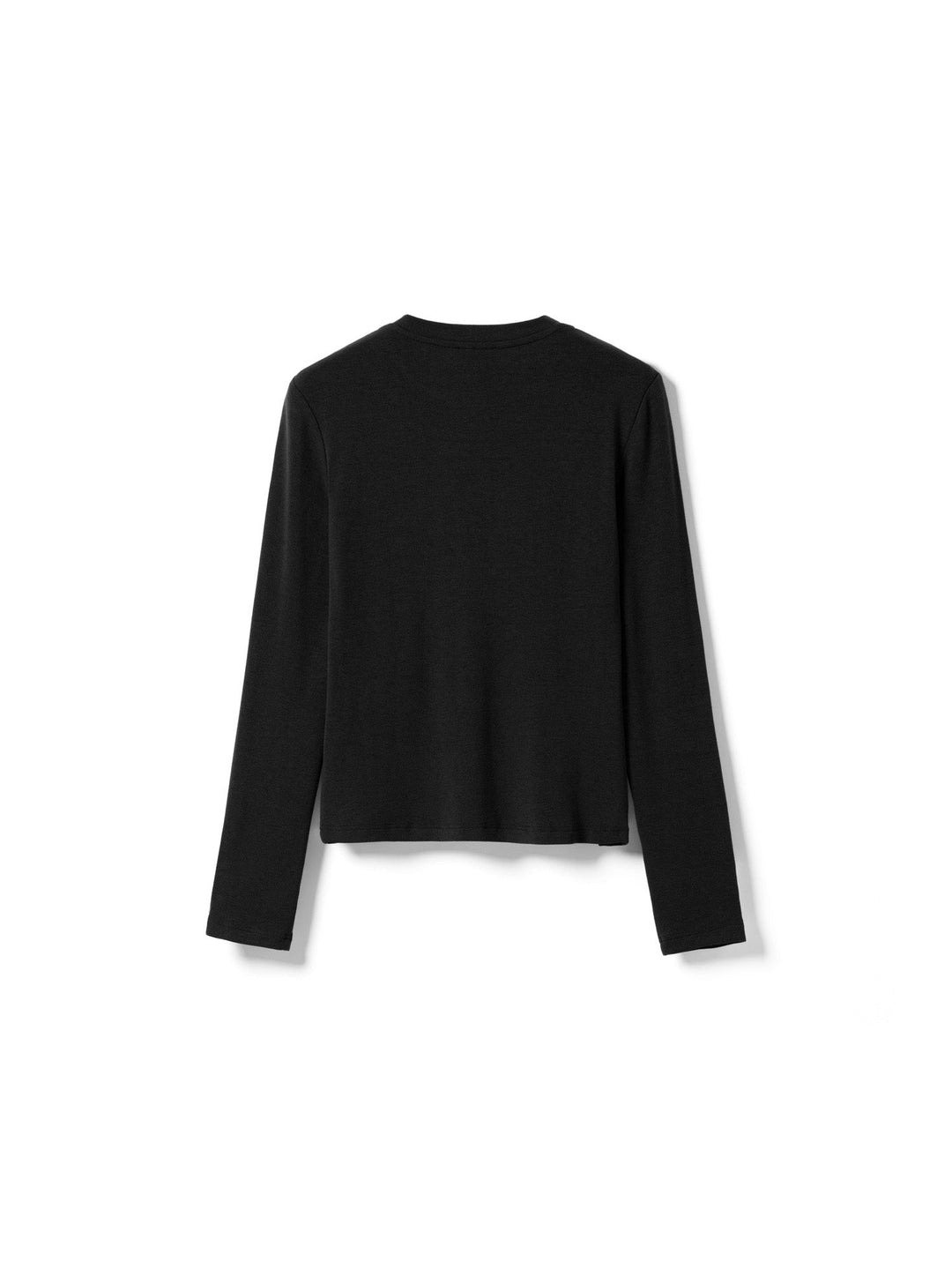 Lidie Ls Top Black | Topper | Smuk