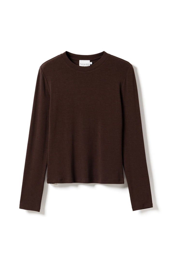 Lidie Ls Top Chocolate | Topper | Smuk