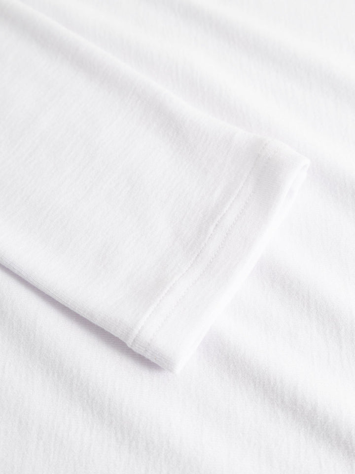 Lidie Ls Top White | Topper | Smuk