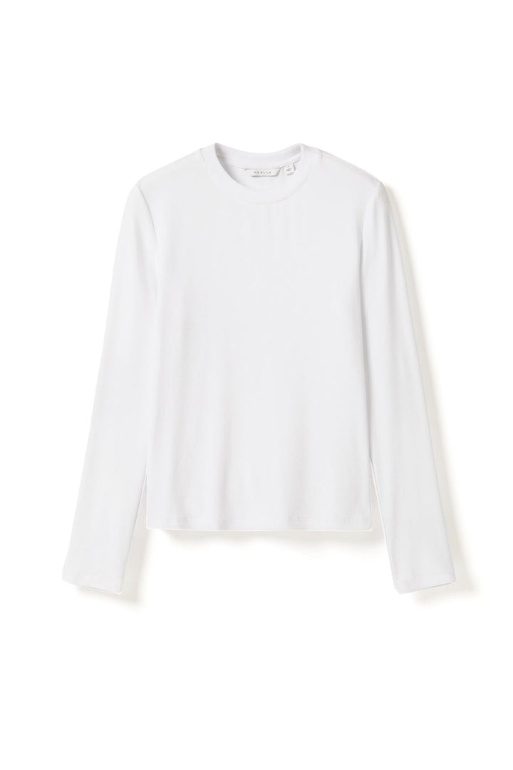 Lidie Ls Top White | Topper | Smuk