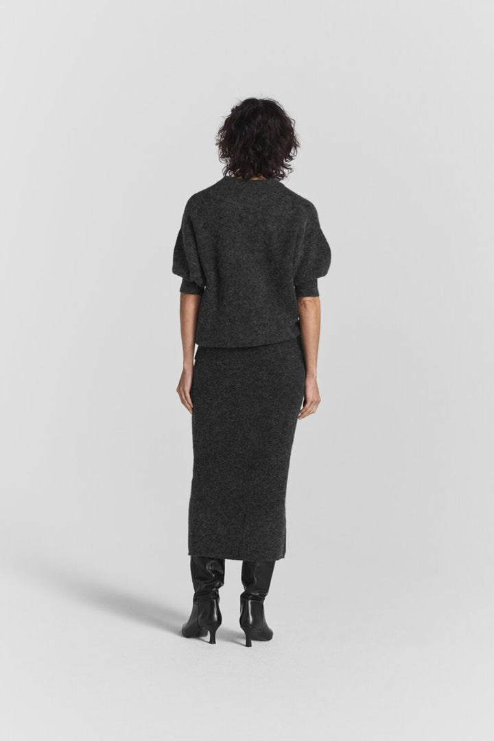 Lidya Skirt Blackish Melange | Skjørt | Smuk - Dameklær på nett