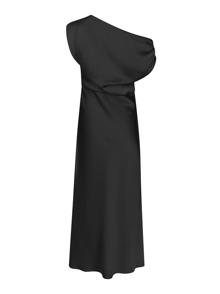 Lilith Heavy Sateen Dress Black | Kjoler | Smuk