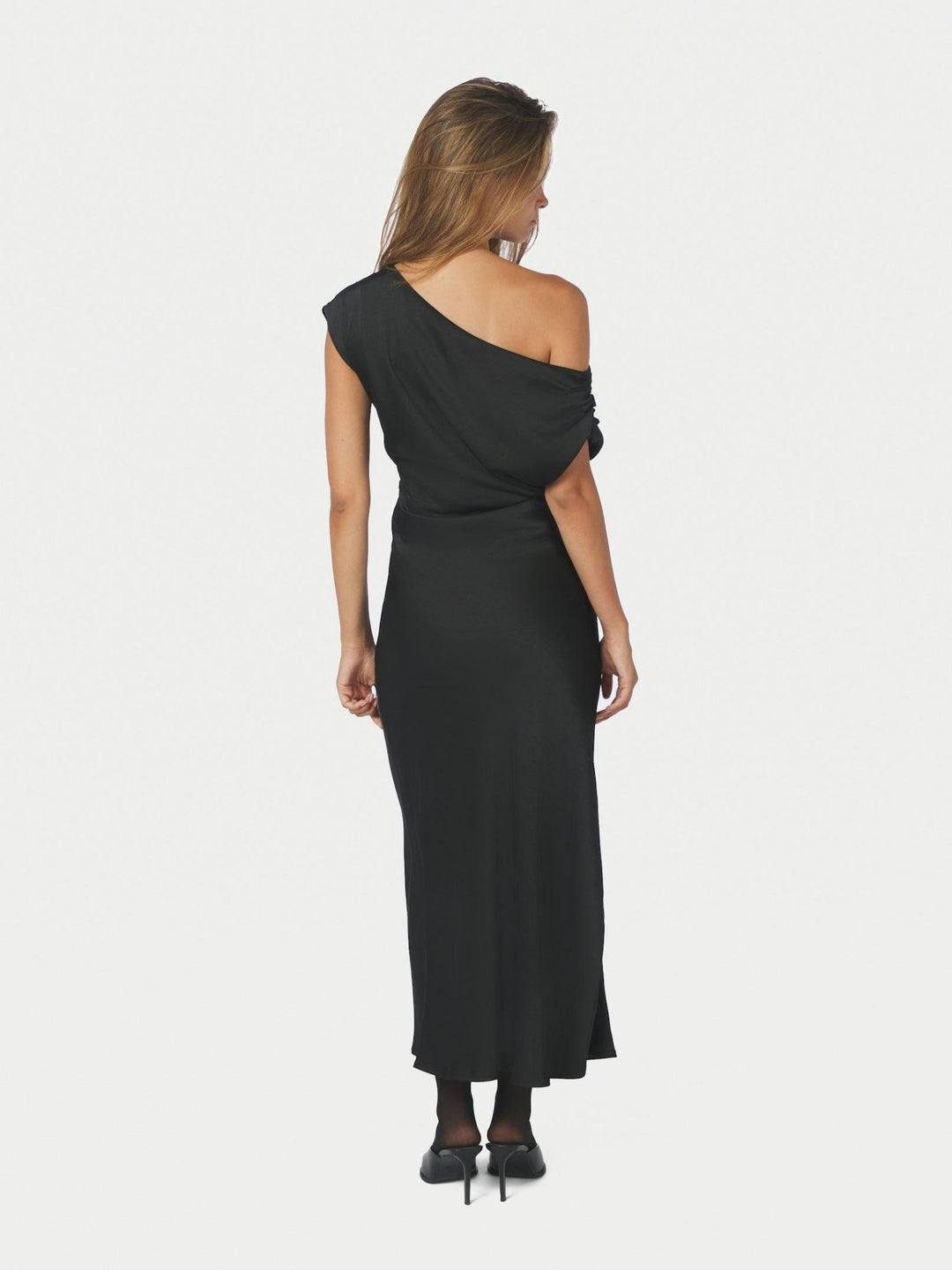 Lilith Heavy Sateen Dress Black | Kjoler | Smuk