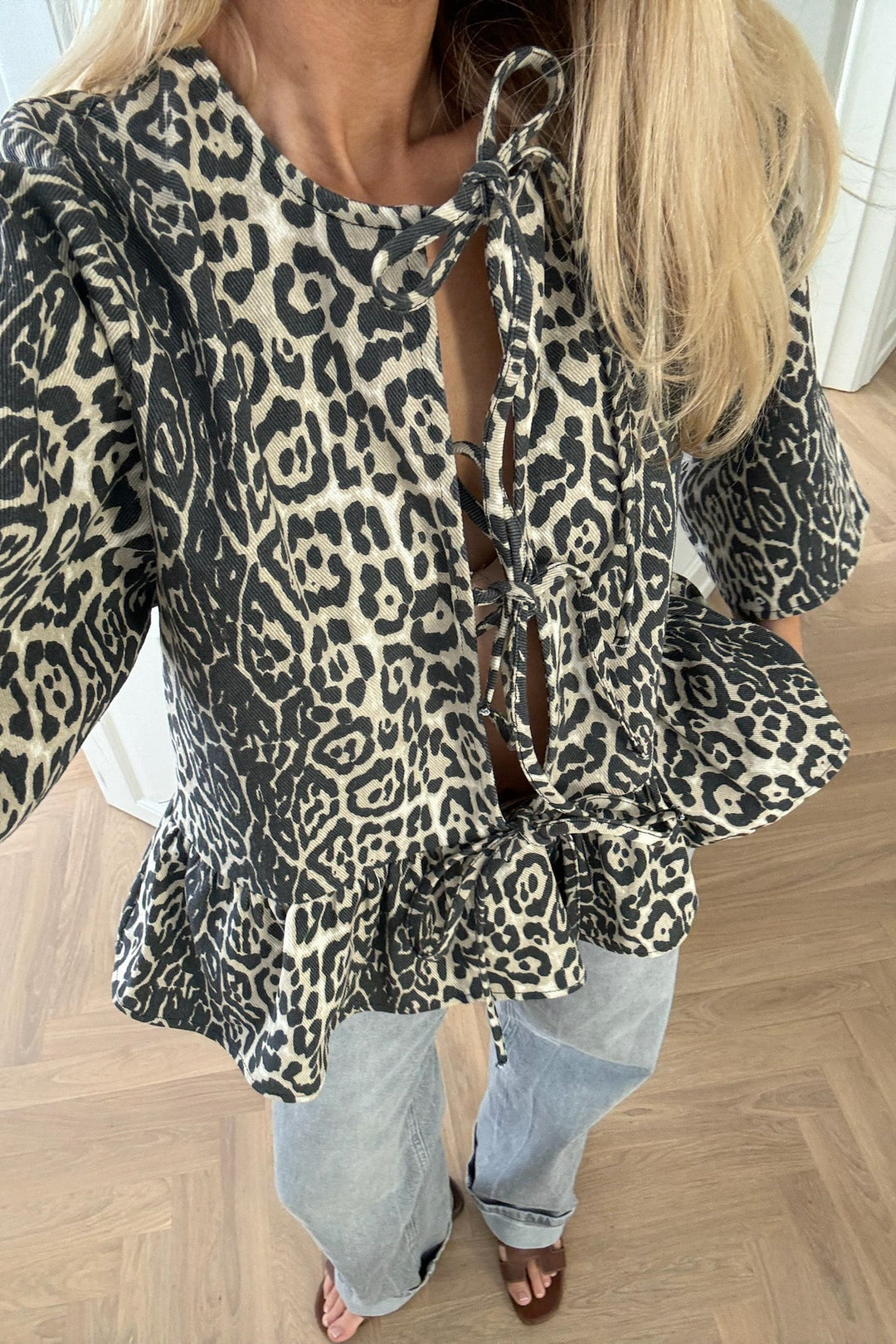 Lilyic Top Leo Print | Topper | Smuk - Dameklær på nett