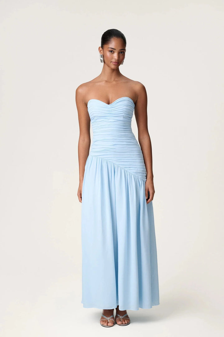 Lima Bandeau Dress Light Blue | Kjoler | Smuk