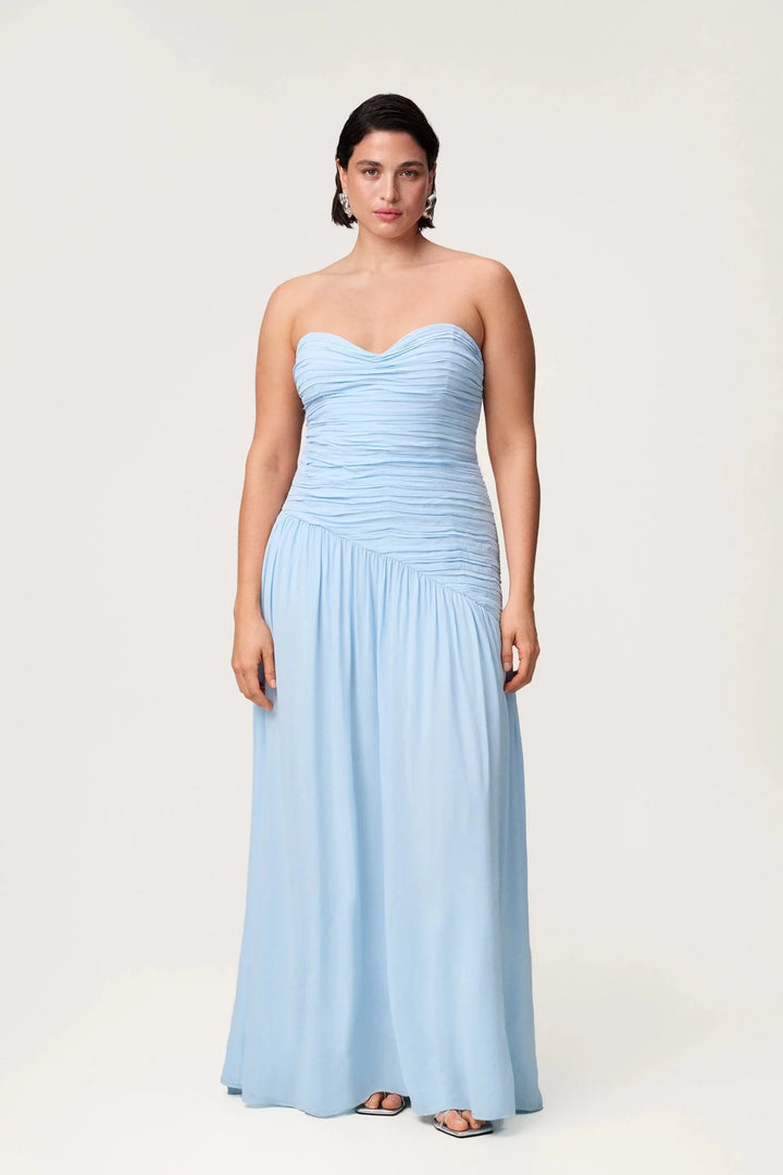 Lima Bandeau Dress Light Blue | Kjoler | Smuk