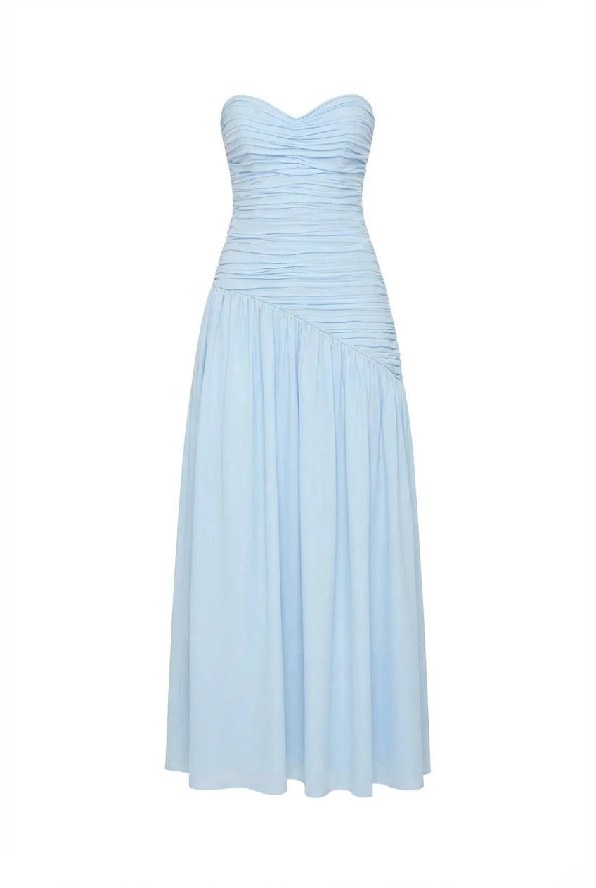Lima Bandeau Dress Light Blue | Kjoler | Smuk