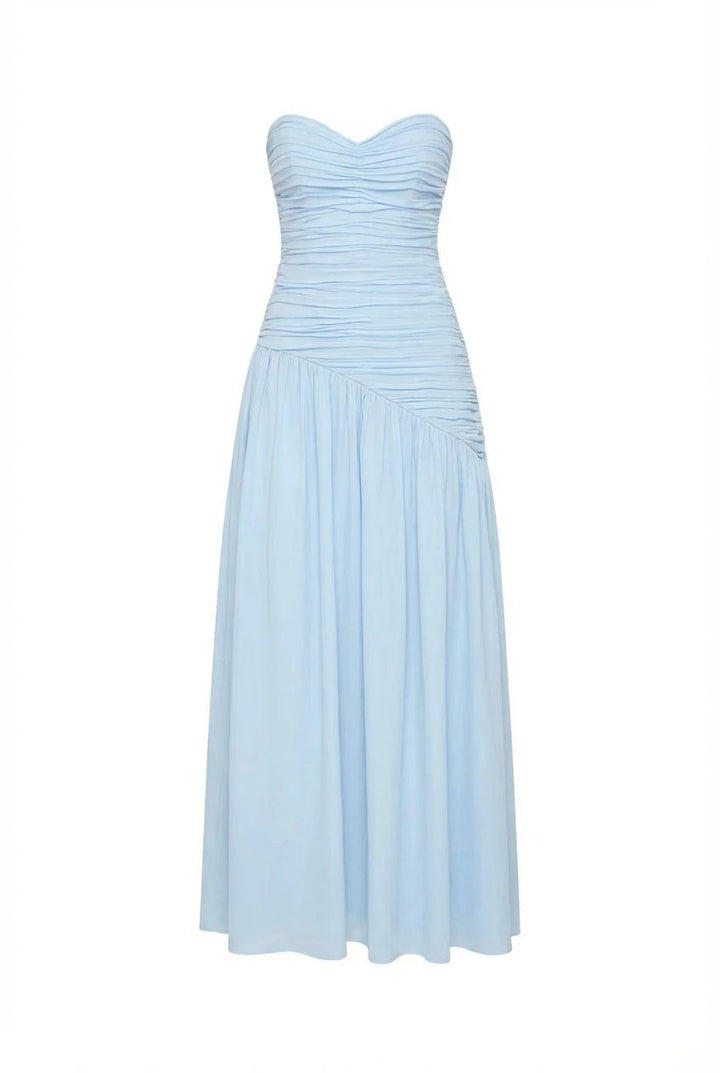 Lima Bandeau Dress Light Blue | Kjoler | Smuk