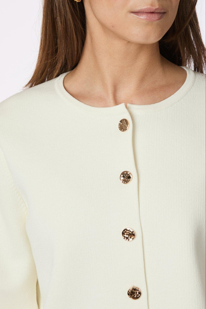 Limi Smooth Knit Cardigan Off White | Genser | Smuk - Dameklær på nett
