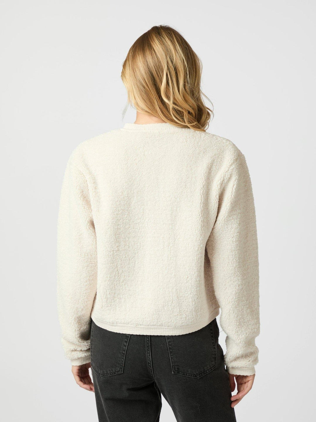 Limo Fluffy Knit Cardigan Creme | Genser | Smuk - Dameklær på nett