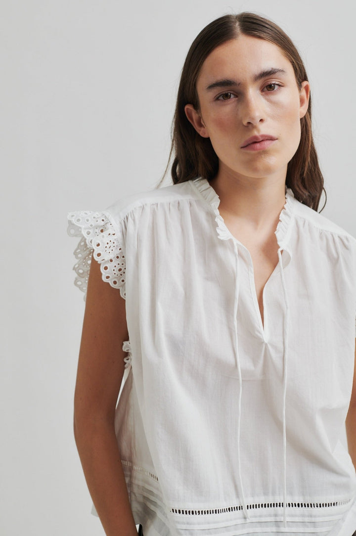 Limona Top White | Topper | Smuk - Dameklær på nett