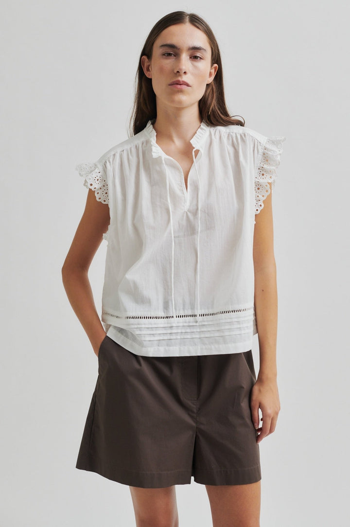 Limona Top White | Topper | Smuk - Dameklær på nett