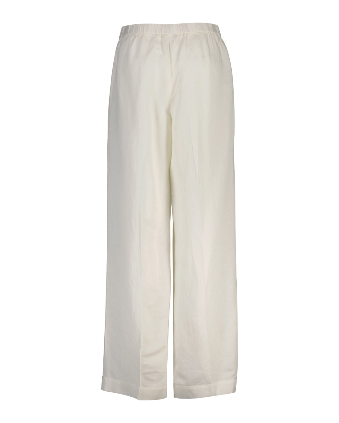 Linen Blend Pull On Pants Eggshell | Bukser | Smuk