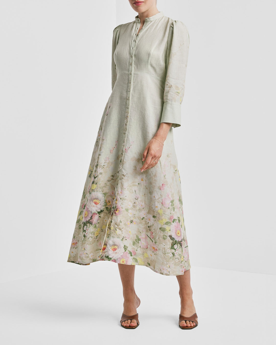Linen Button - Down Dress Harmony | Kjoler | Smuk