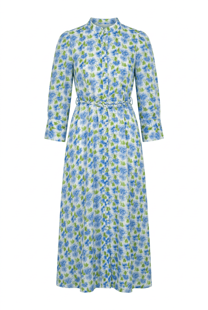 Linen Button - Down Dress Peony | Kjoler | Smuk
