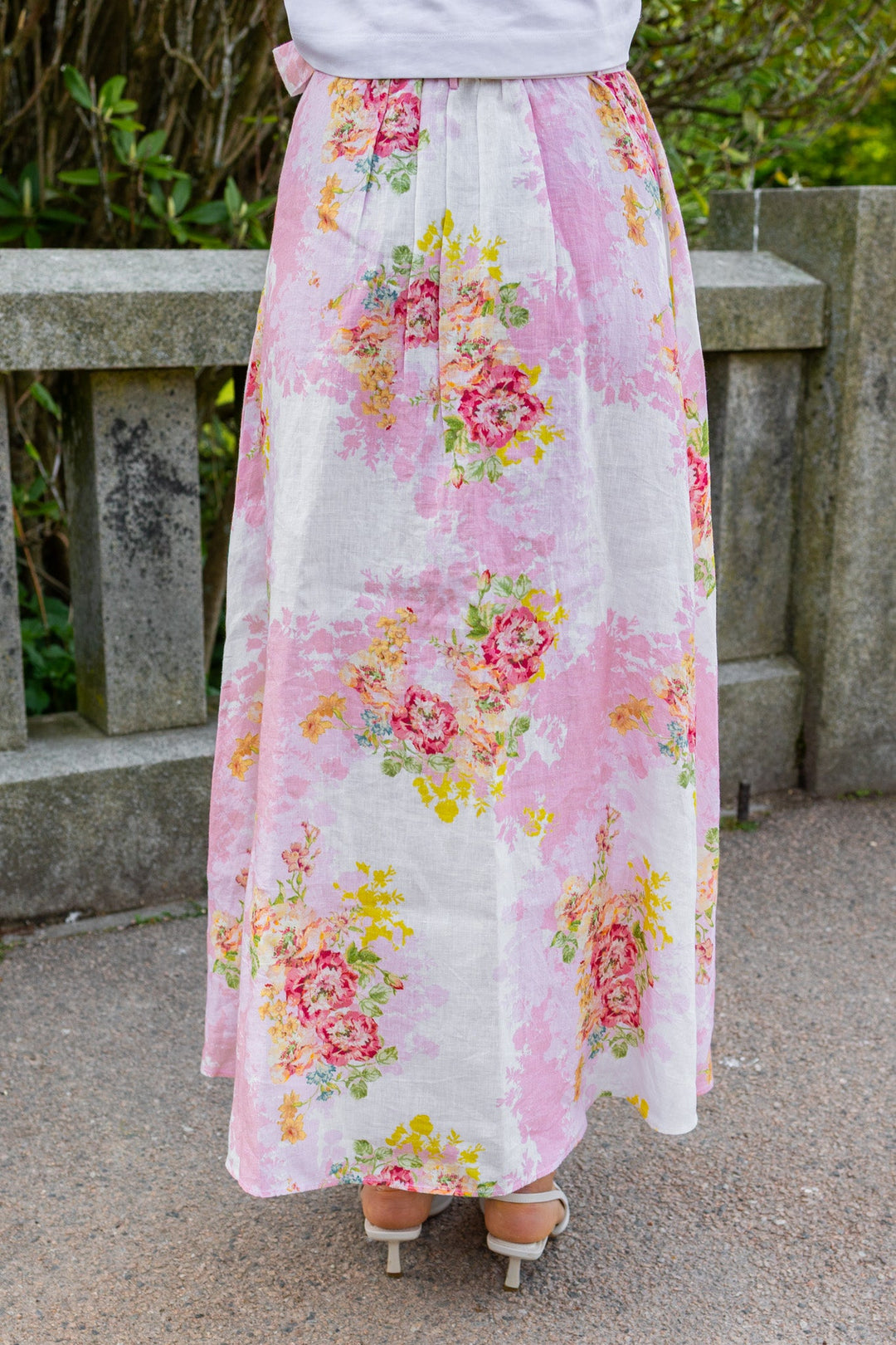 Linen Maxi Skirt Rose Amore | Skjørt | Smuk