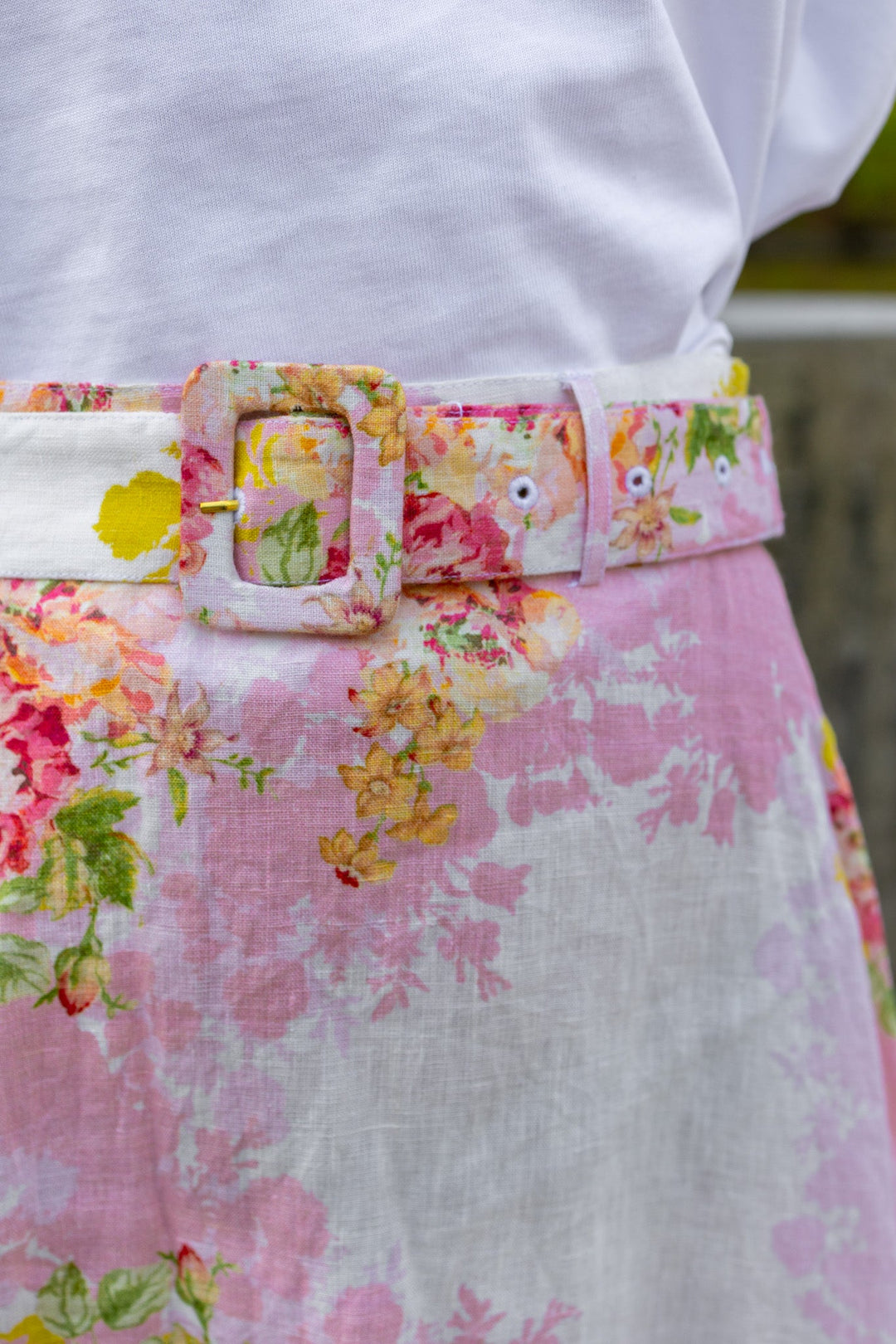 Linen Maxi Skirt Rose Amore | Skjørt | Smuk
