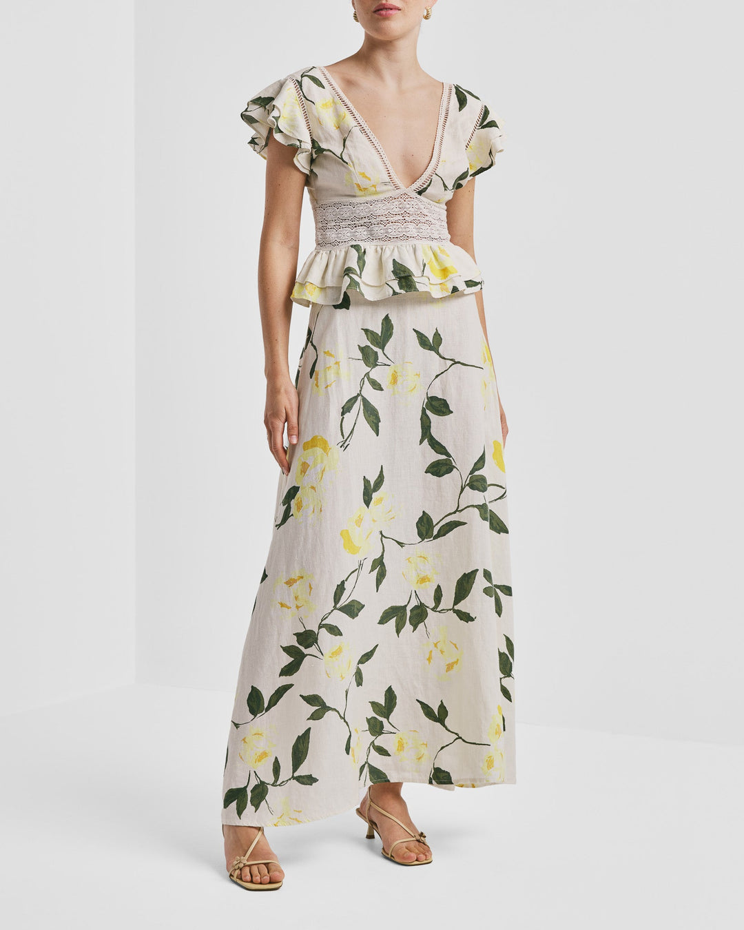 Linen Maxi Skirt Sunlight | Skjørt | Smuk