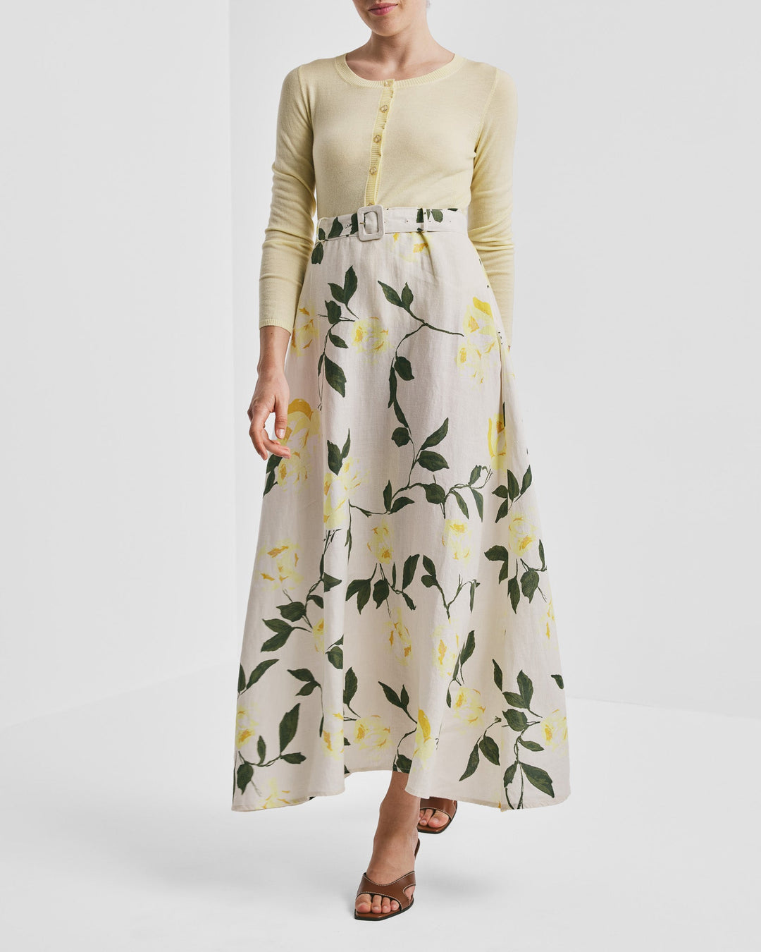 Linen Maxi Skirt Sunlight | Skjørt | Smuk