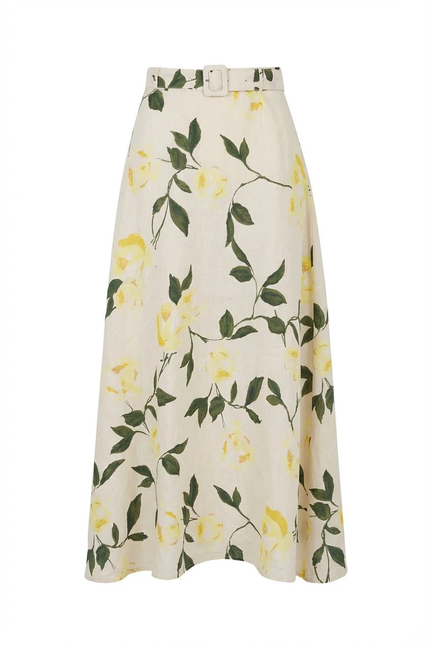 Linen Maxi Skirt Sunlight | Skjørt | Smuk