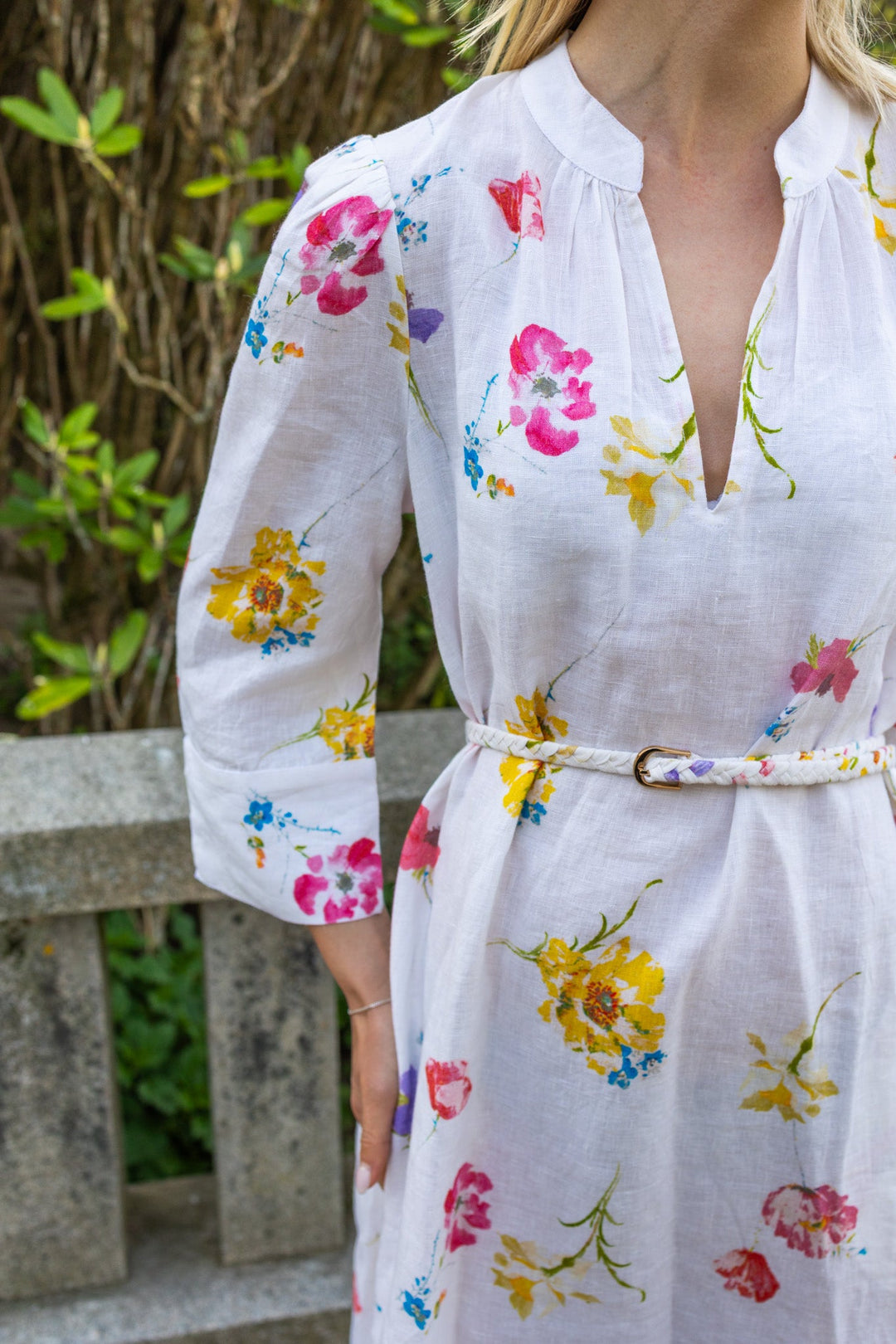 Linen Shift Dress Gardenia | Kjoler | Smuk