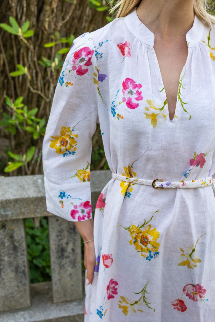 Linen Shift Dress Gardenia | Kjoler | Smuk