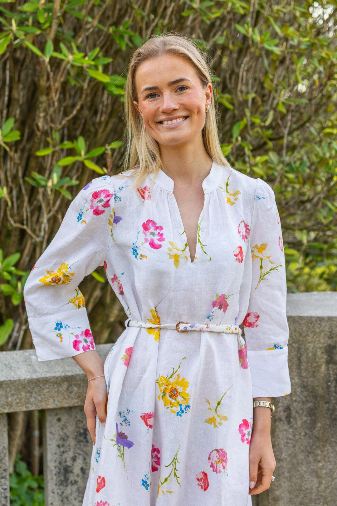Linen Shift Dress Gardenia | Kjoler | Smuk