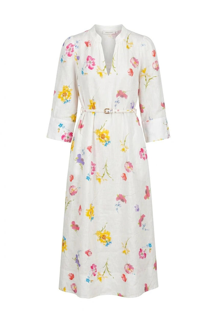 Linen Shift Dress Gardenia | Kjoler | Smuk