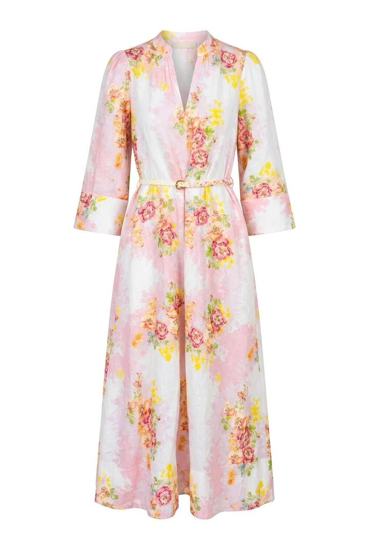 Linen Shift Dress Rose Amore | Kjoler | Smuk