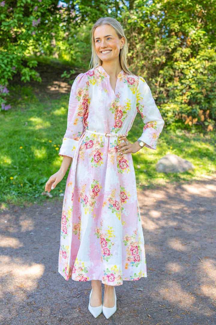 Linen Shift Dress Rose Amore | Kjoler | Smuk