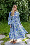 Linen Shirt Dress Flora