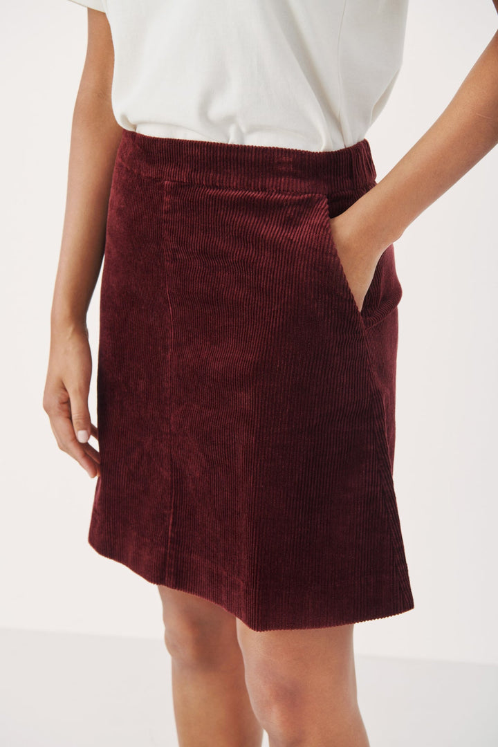 Lings Skirt Tawny Port | Skjørt | Smuk - Dameklær på nett