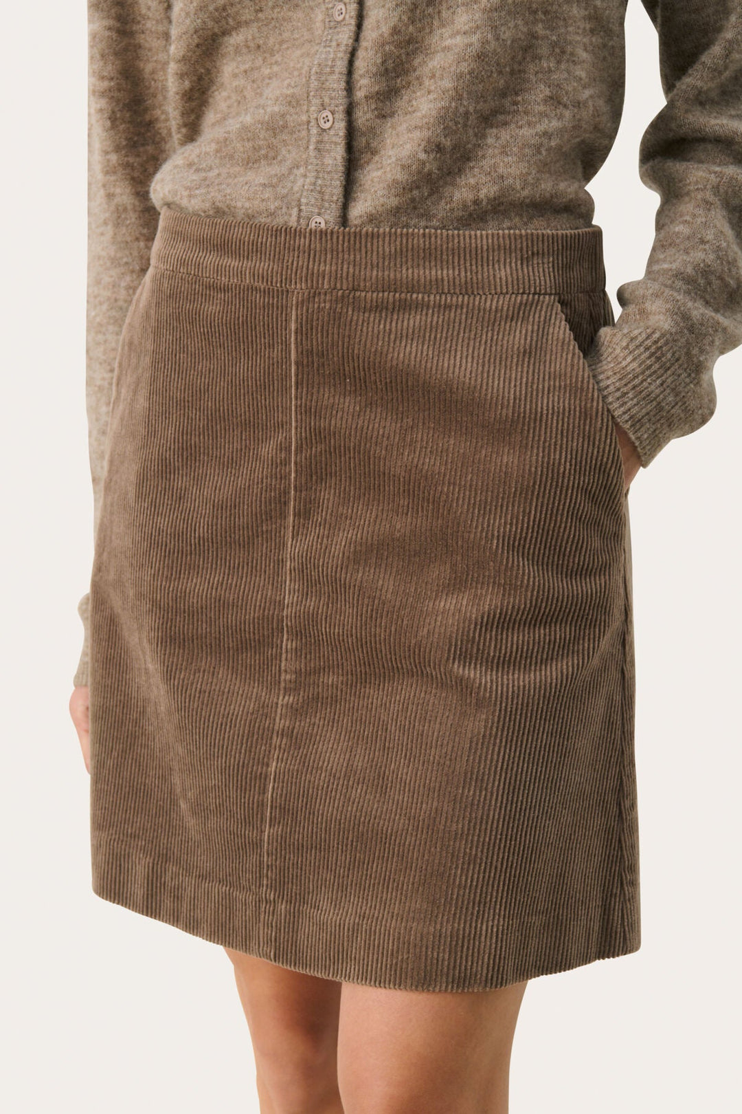 Lingspw Skirt Walnut | Skjørt | Smuk - Dameklær på nett