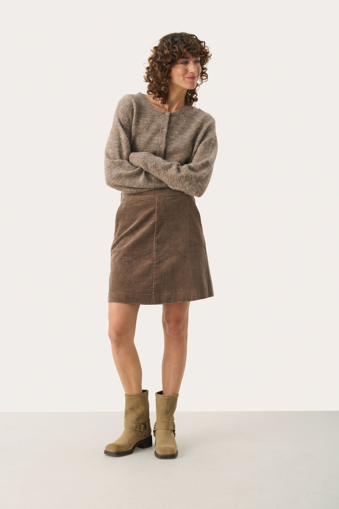 Lingspw Skirt Walnut | Skjørt | Smuk - Dameklær på nett