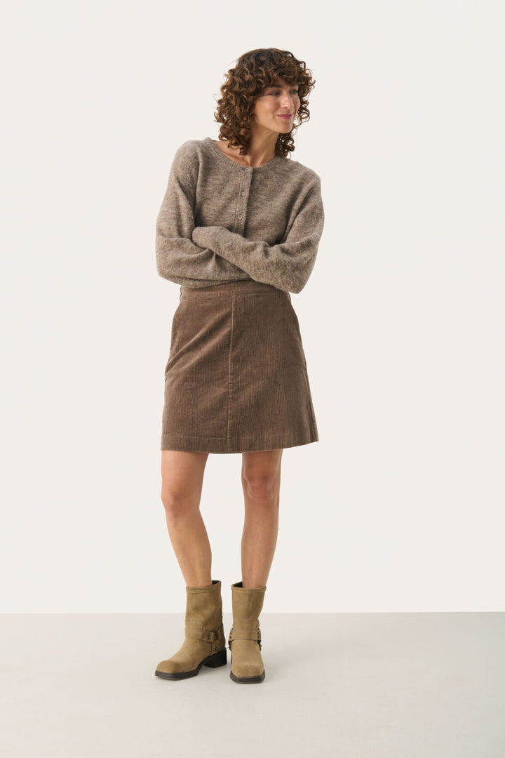 Lingspw Skirt Walnut | Skjørt | Smuk - Dameklær på nett