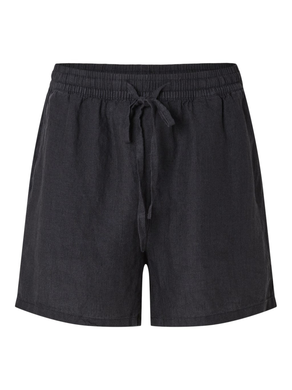 Linnie Mw Linen Shorts Black | Shorts | Smuk - Dameklær på nett