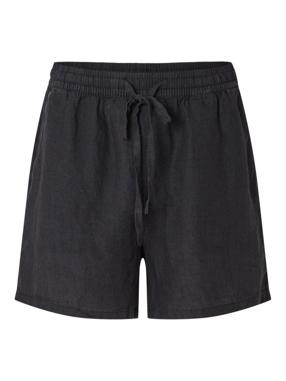 Linnie Mw Linen Shorts Black | Shorts | Smuk - Dameklær på nett
