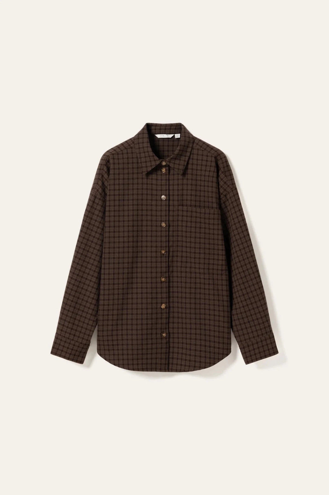 Lisa Shirt Devana Brown Check | Skjorter og bluser | Smuk