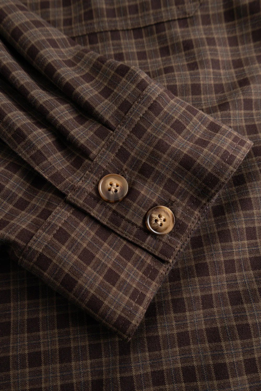 Lisa Shirt Devana Brown Check | Skjorter og bluser | Smuk