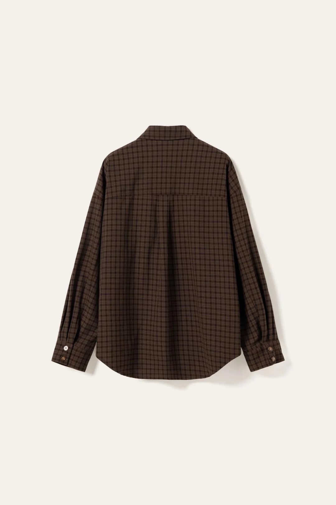 Lisa Shirt Devana Brown Check | Skjorter og bluser | Smuk