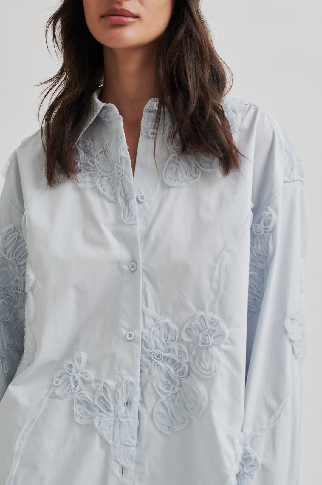 Liverno Shirt Gray Dawn | Skjorter og bluser | Smuk - Dameklær på nett