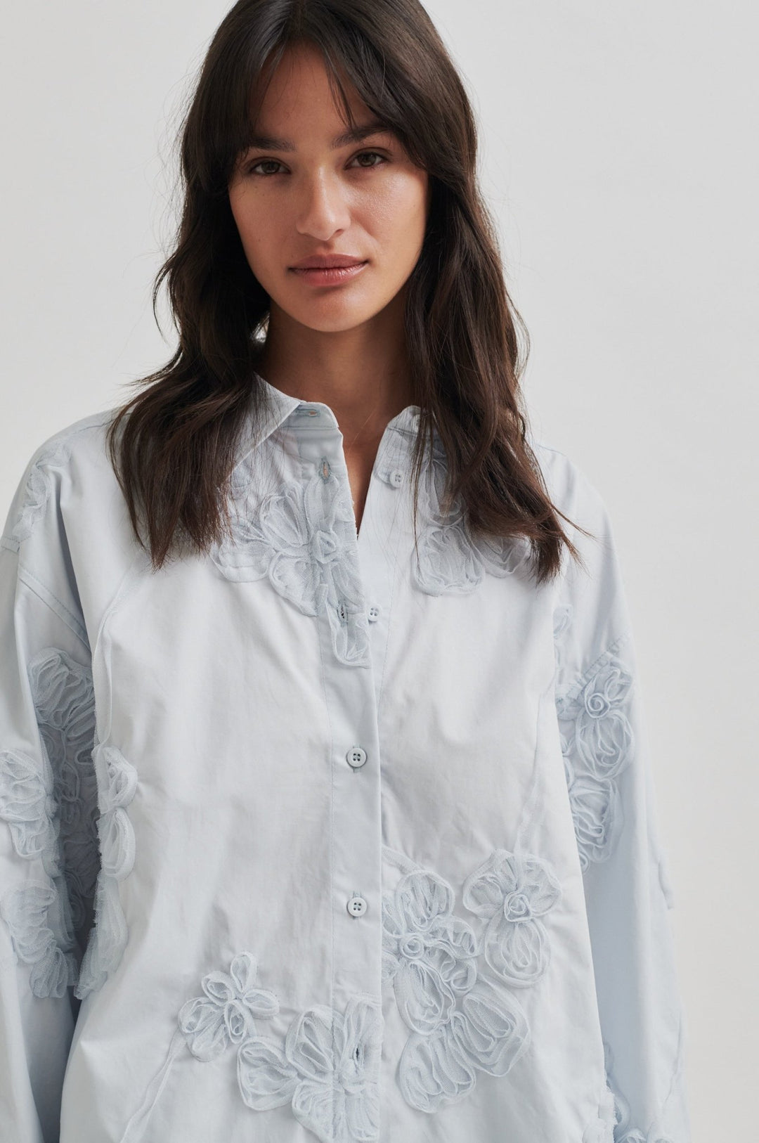 Liverno Shirt Gray Dawn | Skjorter og bluser | Smuk - Dameklær på nett