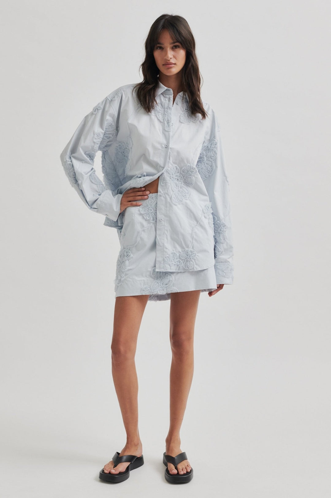 Liverno Shirt Gray Dawn | Skjorter og bluser | Smuk - Dameklær på nett