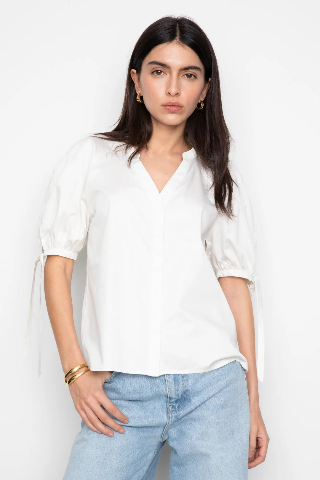 Liza Blouse Cream | Skjorter og bluser | Smuk