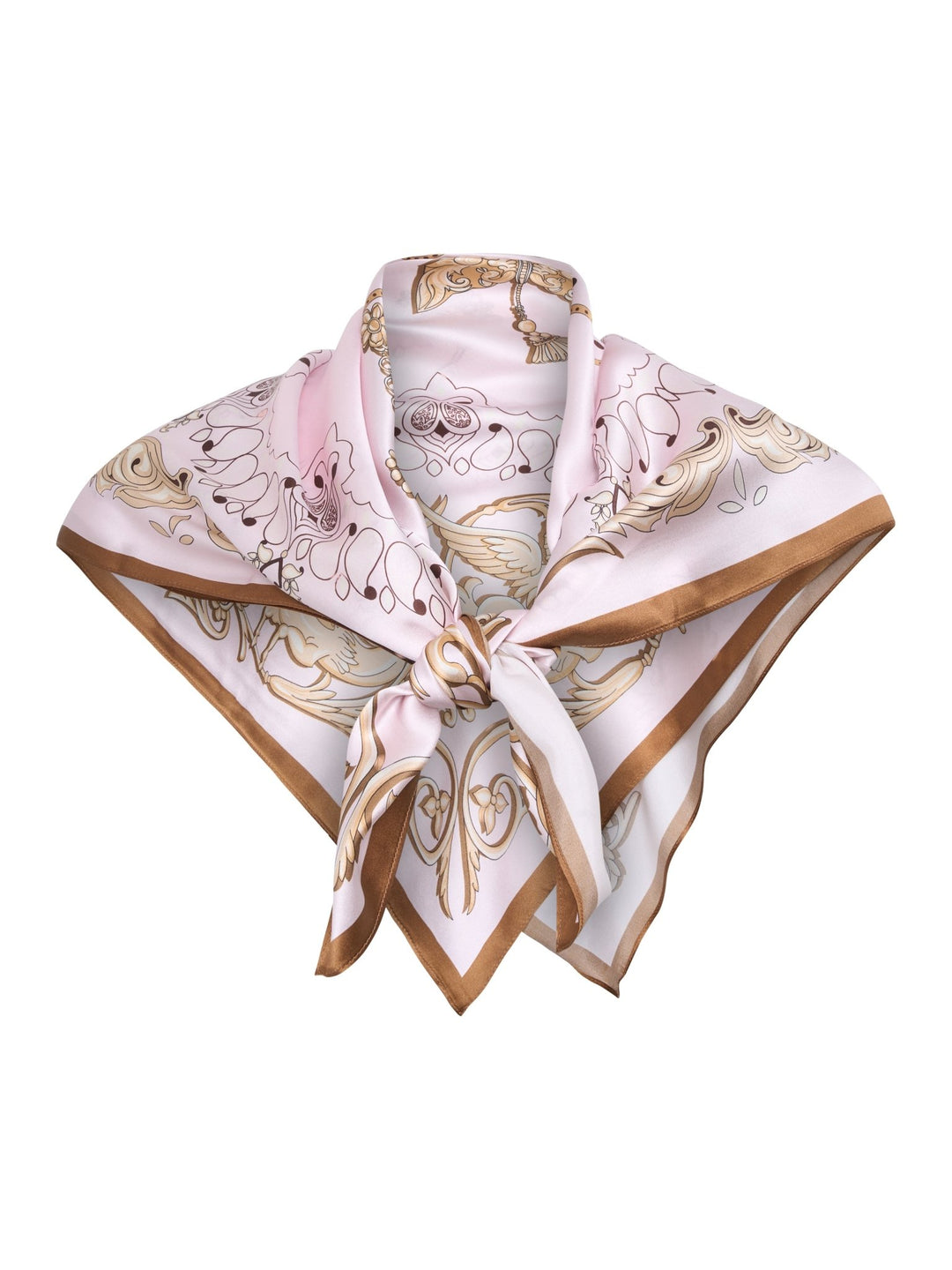 Lola Silk Scarf Pale Rose | Accessories | Smuk