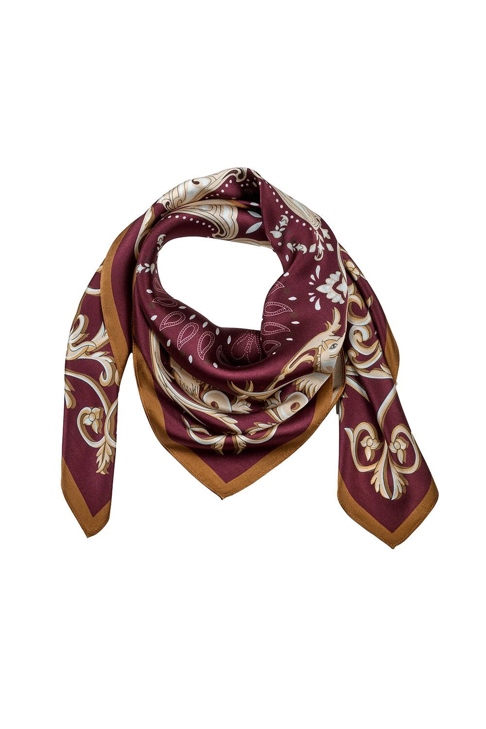 Lola Silk Scarf Plum | Accessories | Smuk - Dameklær på nett