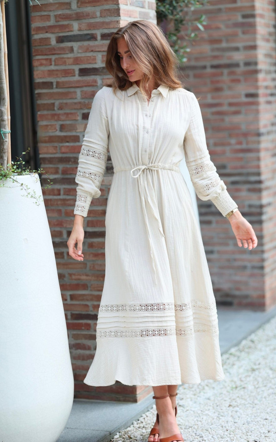 Lotus Dress White Swan | Kjoler | Smuk